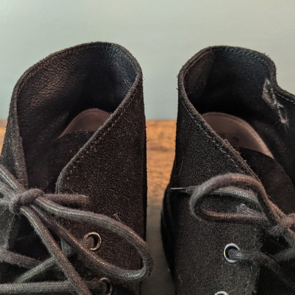 Clark\'s Desert Boot Black Suede Leather main image 4